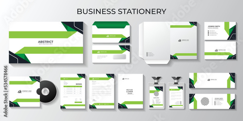 Corporate identity set branding full stationery and letterhead, identity, branding, id card, envelopes, 