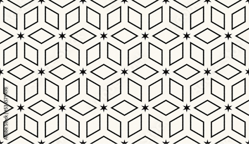 Geometric Japanese seamless pattern 
Patterns, backgrounds and wallpapers for your design. Textile ornament. vector illustration

