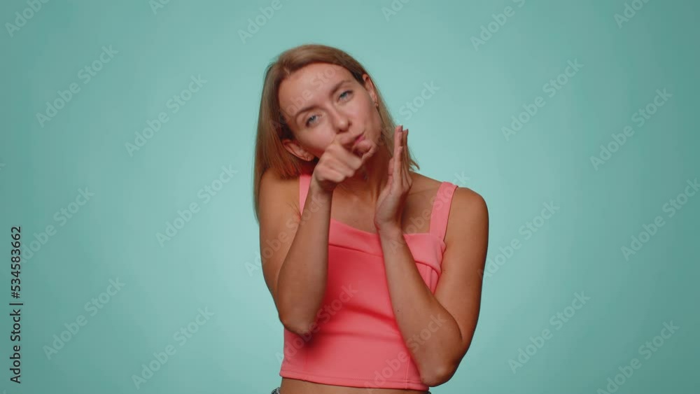 Please God help. Sad worried woman praying, looking upward, making wish asking with hopeful imploring expression begging apology, forgiveness. Young adult girl indoor isolated alone on blue background Please God help. Sad worried woman praying, looking upward, making wish asking with hopeful imploring expression begging apology, forgiveness. Young adult girl indoor isolated alone on blue background