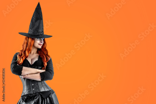 Fototapeta Witch on Halloween