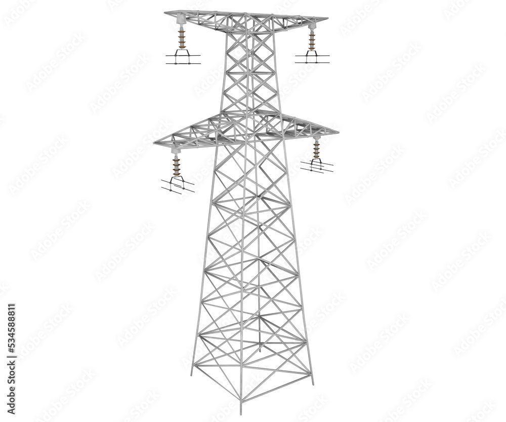 3d render of realistic power tower, electricity concept
3d render of realistic power tower, electricity concept