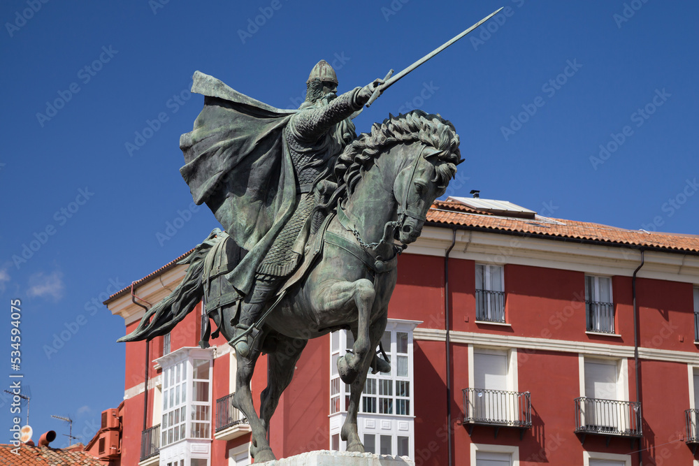 Equestrian Statue of El Cid in Burgos