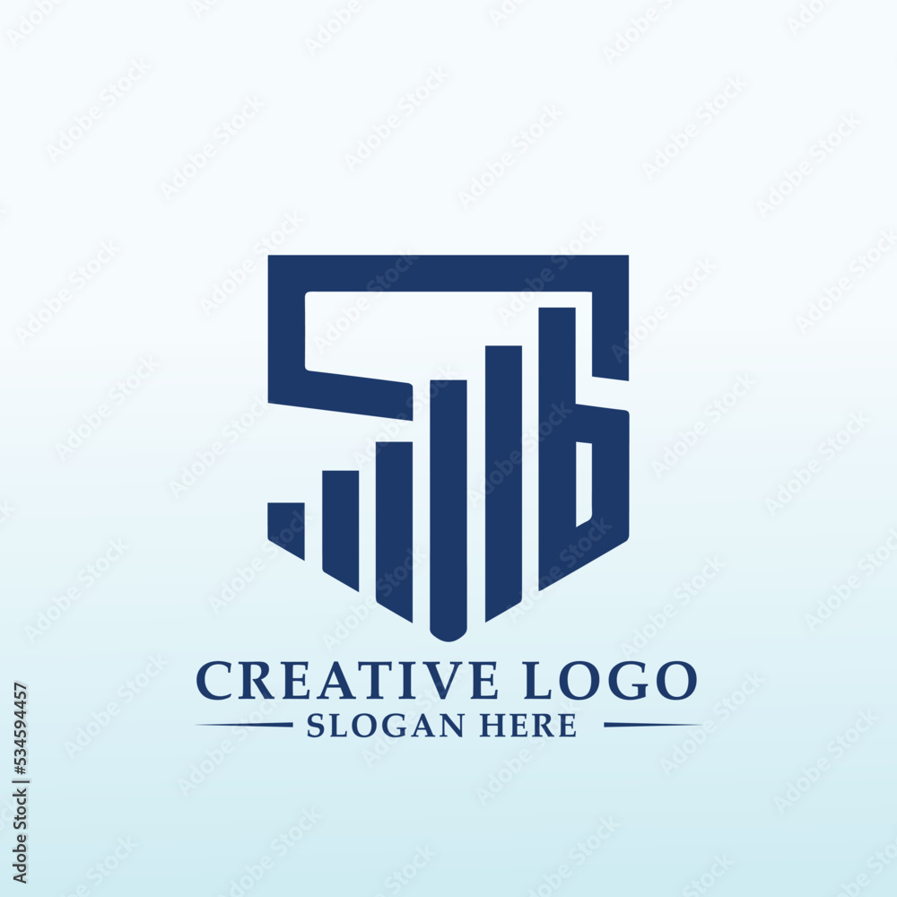 Provide financial planning advice and investment logo letter S bridge Provide financial planning advice and investment logo letter S bridge