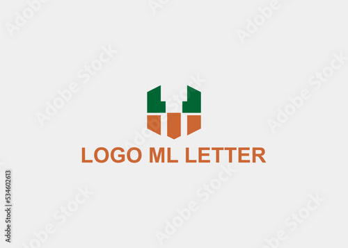 LOGO ML LETTER COMPANY NAME