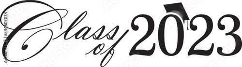 Class of 2023 script logo