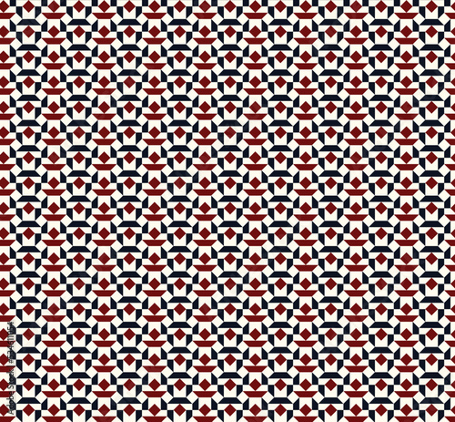 red and white pattern seamless geometric