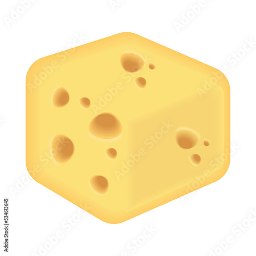 cheese flat realistic