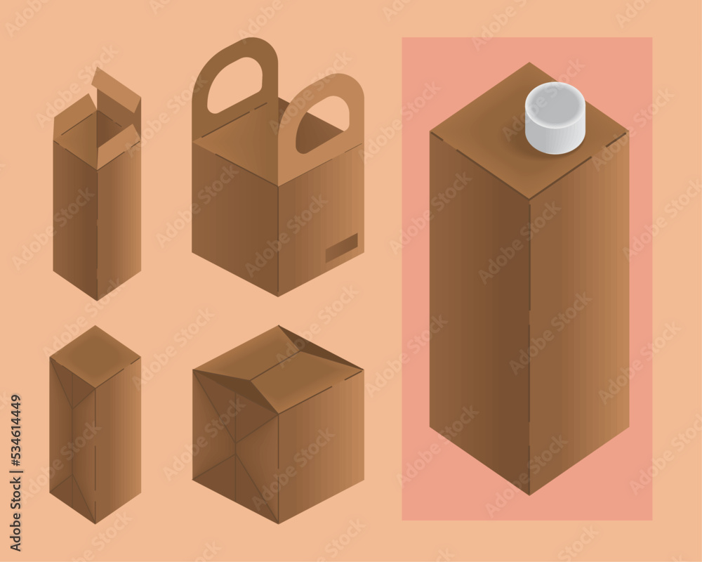 eco packaging, icon collection