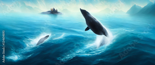 Artistic concept painting of a abstract background, 3d illustration.