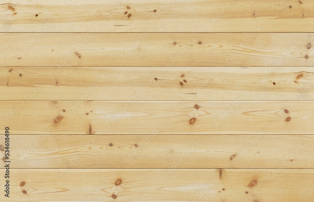 Fototapeta premium Light wooden background. Horizontal boards. Natural wood structure. Background for the site, design, banner, poster