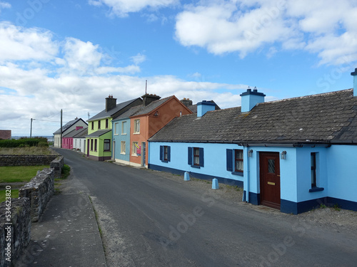 Multicolored Houses in Ireland