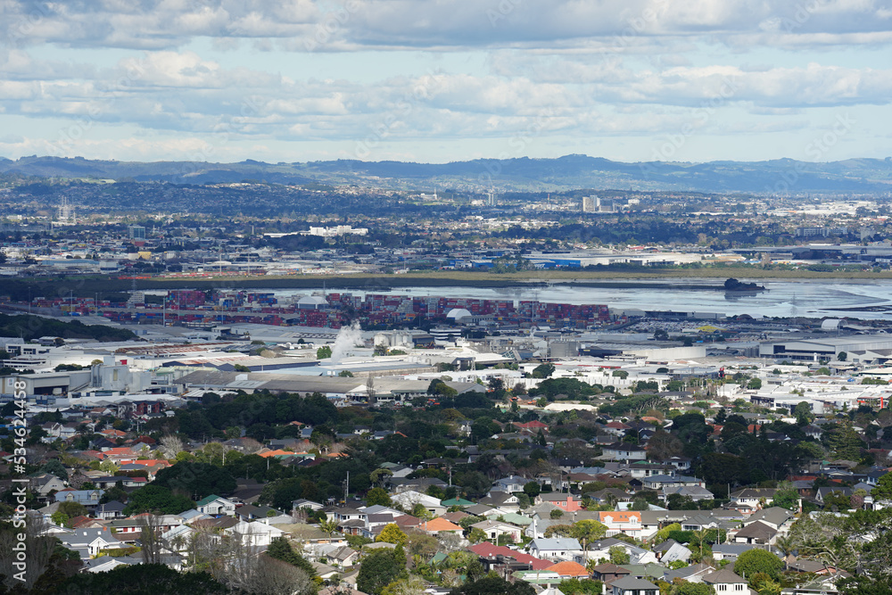 Overlooking the Auckland suburb of Penrose Overlooking the Auckland suburb of Penrose