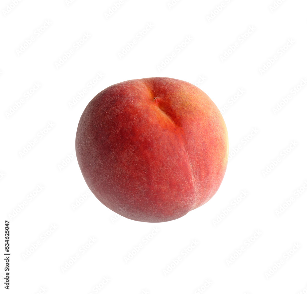 Delicious ripe juicy peach isolated on white Delicious ripe juicy peach isolated on white