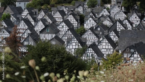 half-timbered village