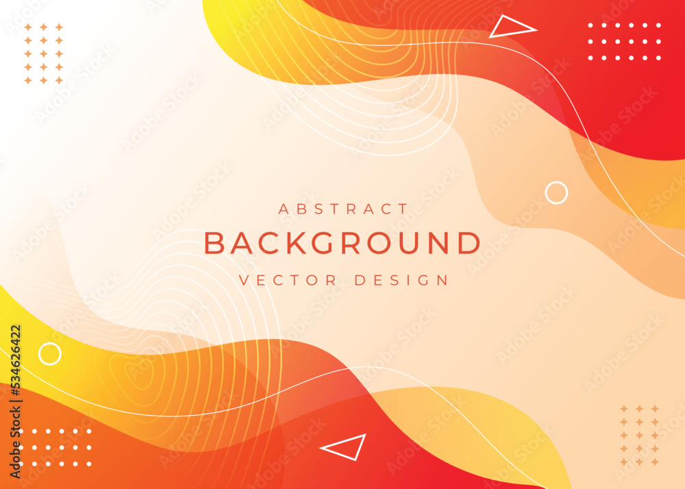 Colorful dynamic fluid wave abstract background design