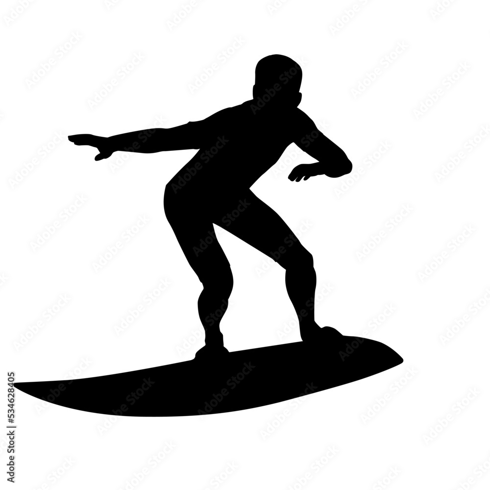 Surfer Silhouette Surfer Silhouette