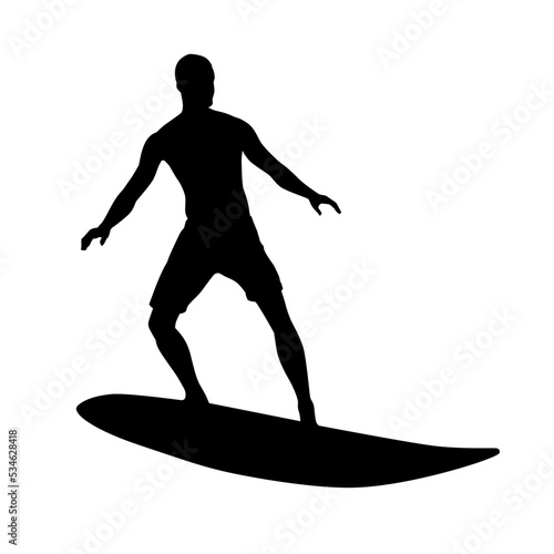 Surfer Silhouette