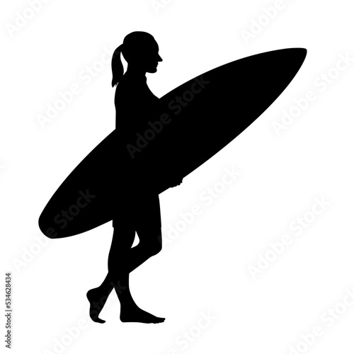 Surfer Silhouette