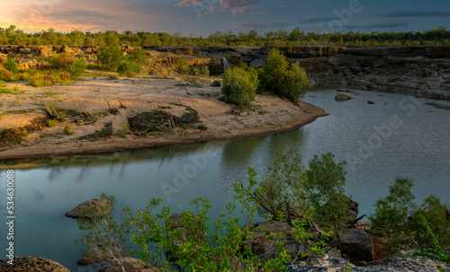 Leichhardt Falls is a seasonal waterfall on the Leichhardt River photo