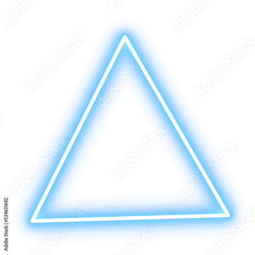 neon triangle