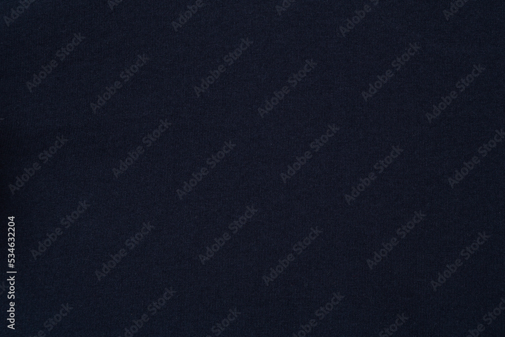 Close up of Dark Blue colour cotton fabric tartare background