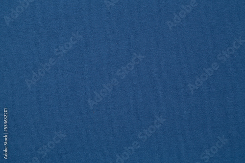 Close up of Blue colour cotton fabric tartare background