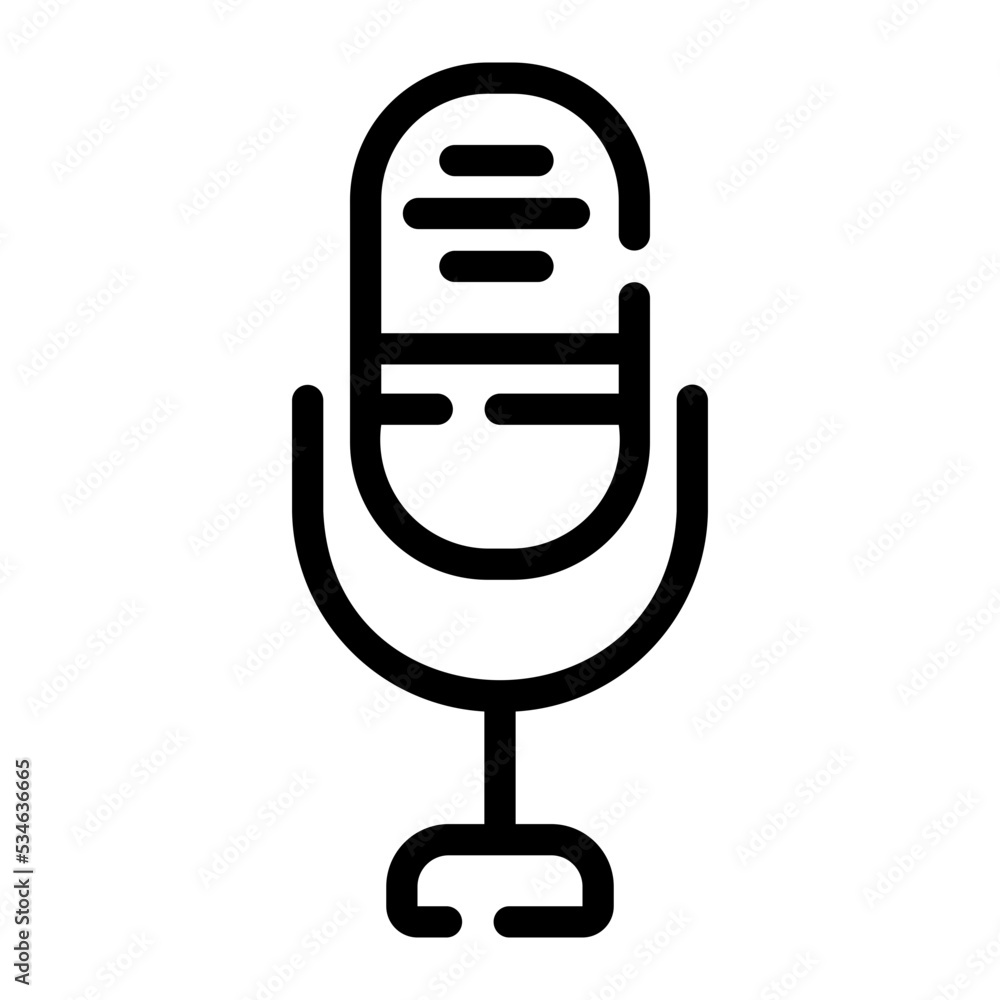 microphone line icon microphone line icon