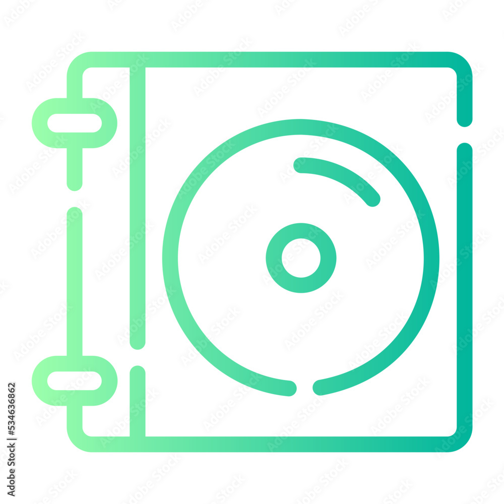 cd gradient icon cd gradient icon