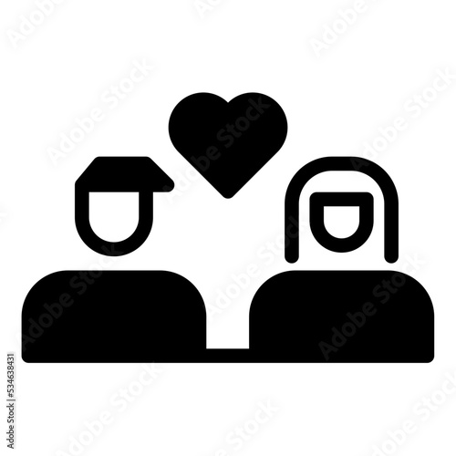 couple icon glyph