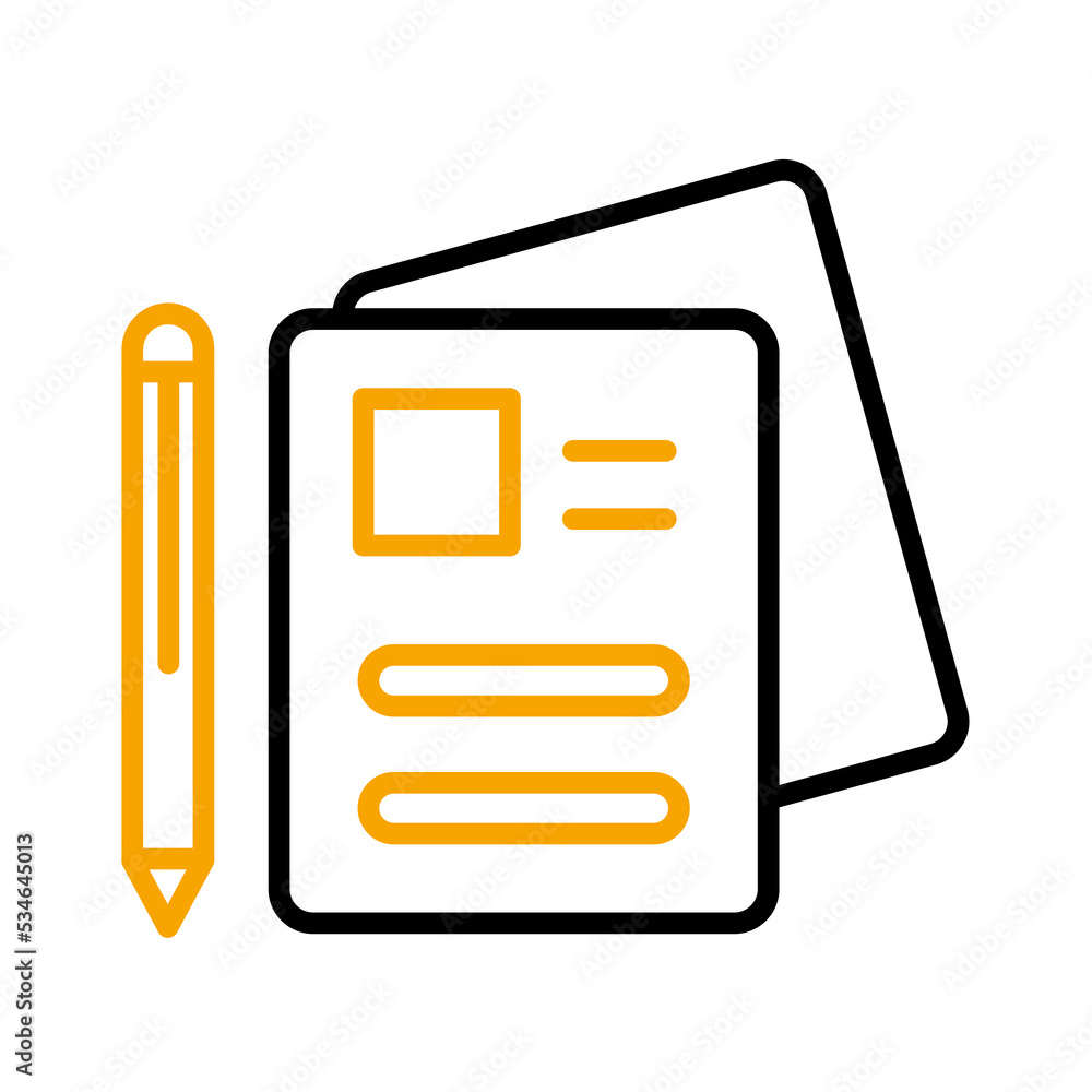 Portfolio icon. Simple element illustration. Portfolio concept outline symbol design. Portfolio icon. Simple element illustration. Portfolio concept outline symbol design.