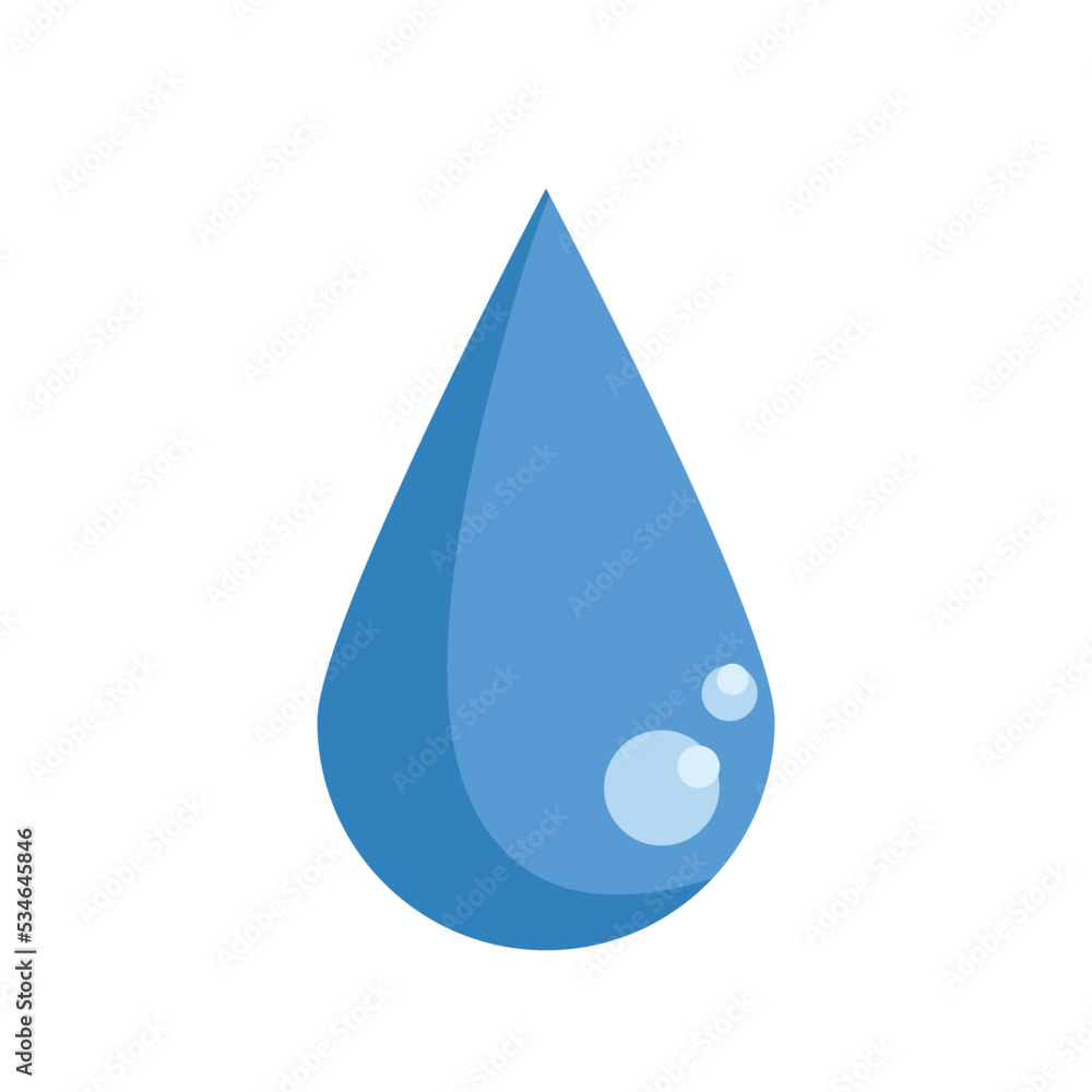 Water Drop Flat Color Water Drop Flat Color