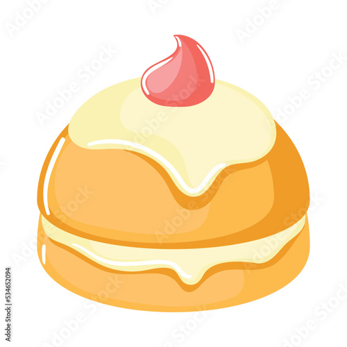 pastry with fruit