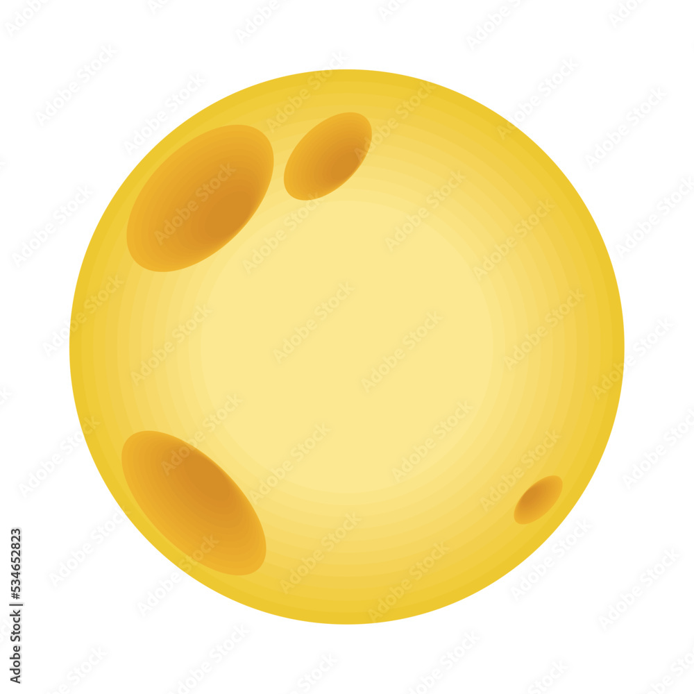 Fototapeta premium full moon icon