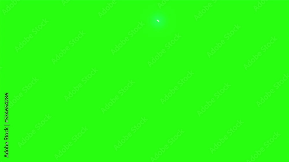 Loop animation lightning on green screen background Stock Video | Adobe