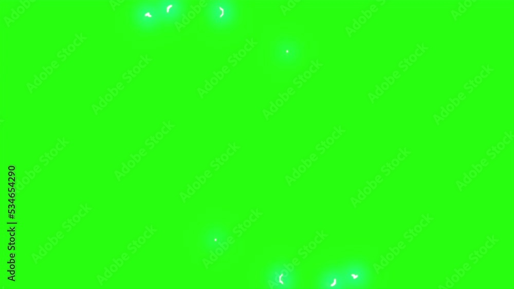 Loop animation lightning on green screen background Loop animation lightning on green screen background