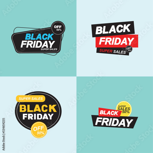 icons collection, black friday