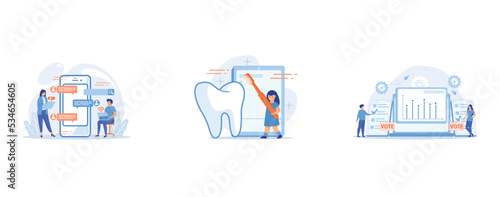 Stalker with laptop controls and intimidates the victim with messages, Childrens electric toothbrush, sensor smart toothbrushes, app connected tooth cleaning, fun oral care concept, Online elections, 