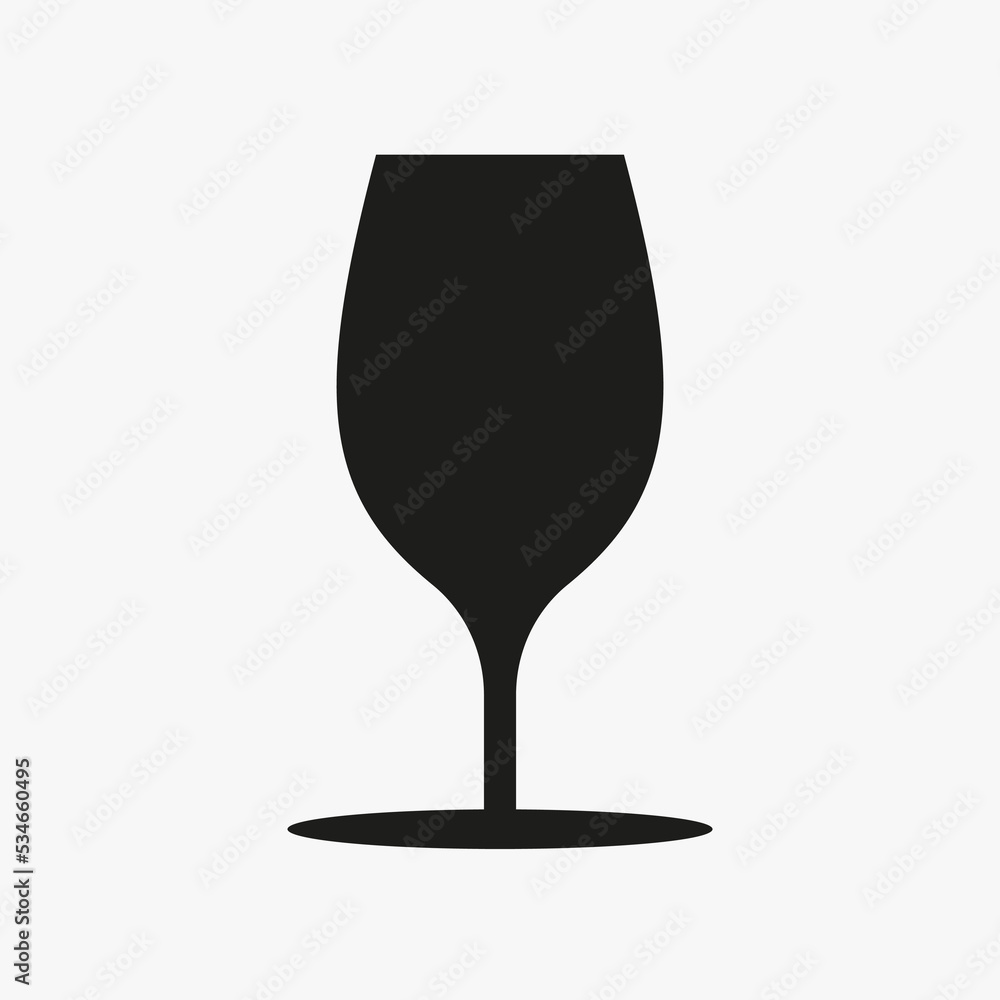 Wine Glass Icon Vector Template For Web, Computer And Mobile App Wine Glass Icon Vector Template For Web, Computer And Mobile App