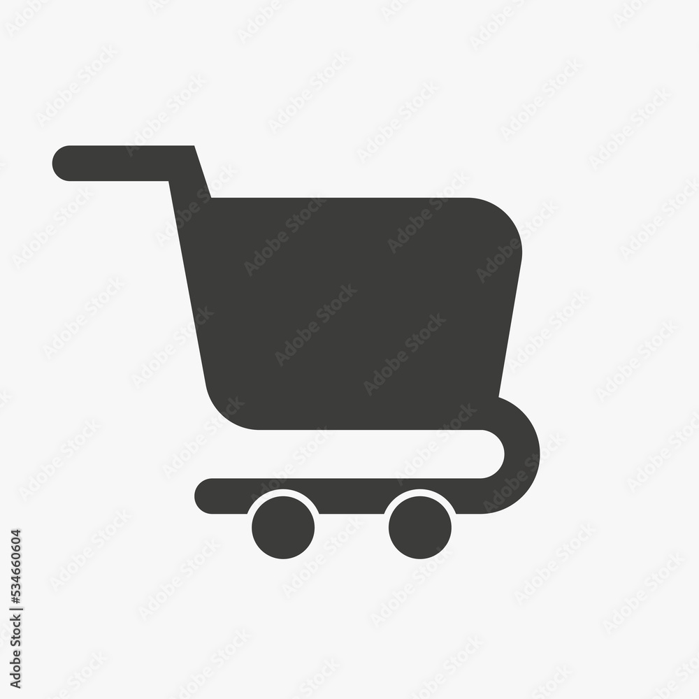 Shopping Cart Icon Vector Template For Web, Computer And Mobile App Shopping Cart Icon Vector Template For Web, Computer And Mobile App