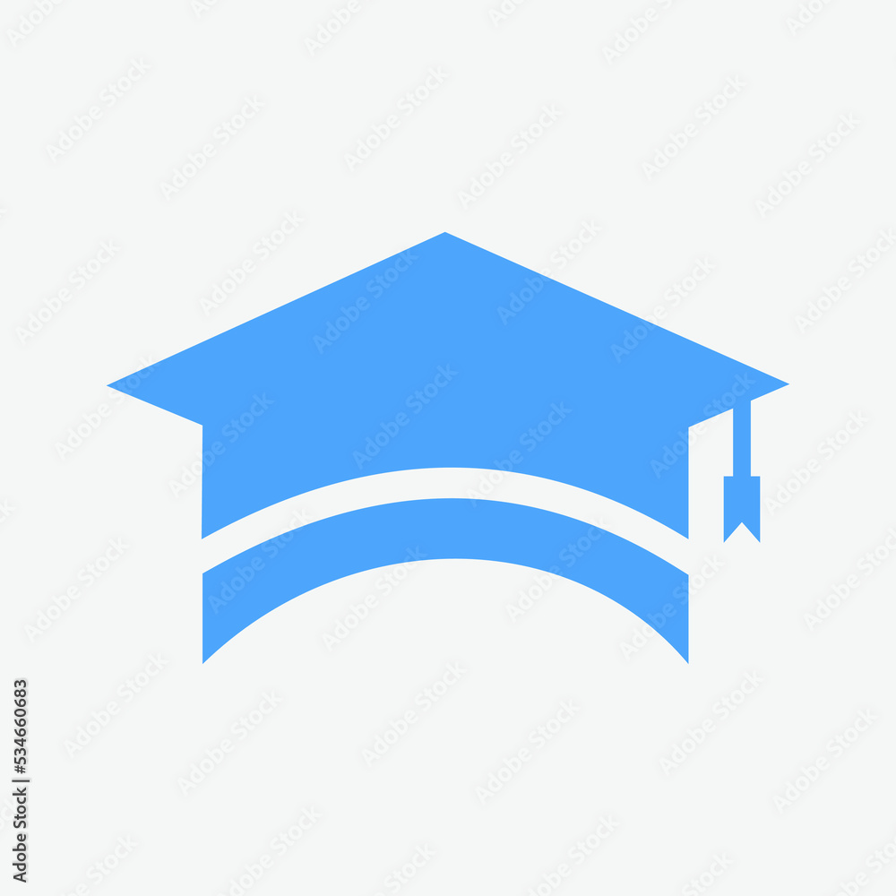 Education Hat Icon Vector Template For Web, Computer And Mobile App Education Hat Icon Vector Template For Web, Computer And Mobile App