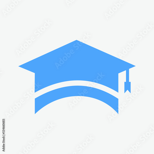 Education Hat Icon Vector Template For Web, Computer And Mobile App
