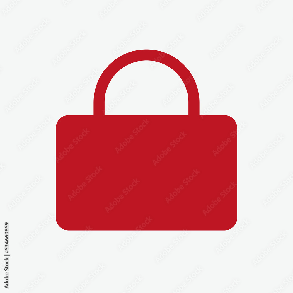 Locker Icon Vector Template For Web, Computer And Mobile App Locker Icon Vector Template For Web, Computer And Mobile App
