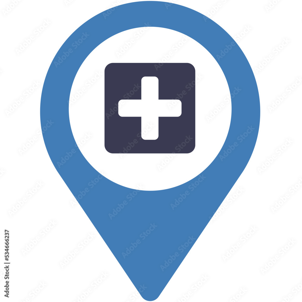 Obraz premium Hospital location 