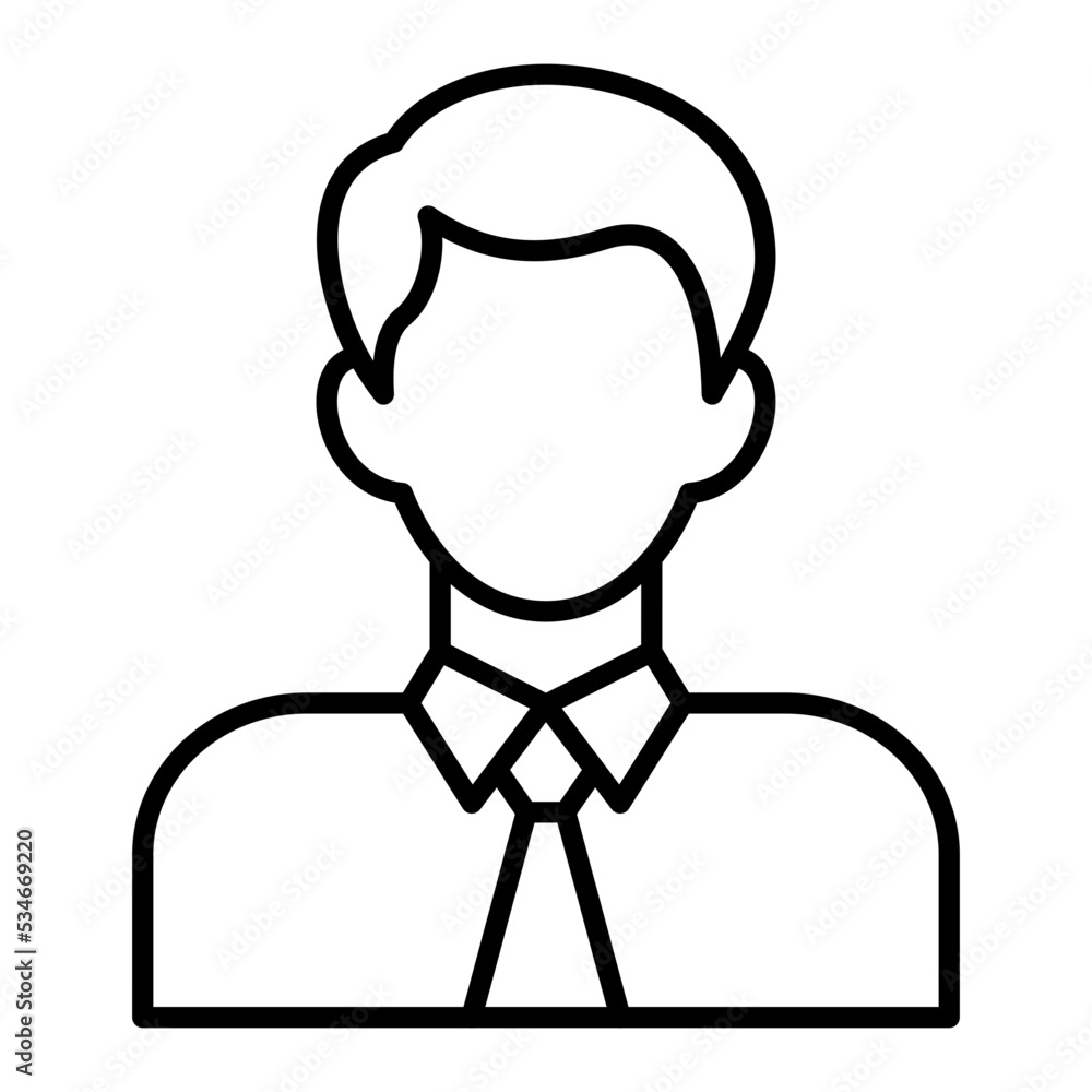 Employee Line Icon Employee Line Icon