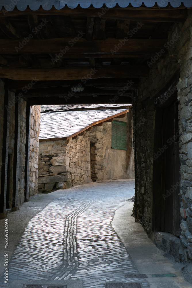 Obraz premium Spanish mountain village a wonder of landscapes