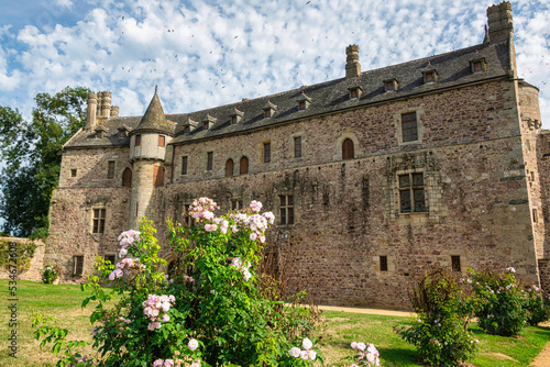 Château de la Roche-Jagu is a 15th century fortified house located l in the Côtes-d'Armor, Brittany, France