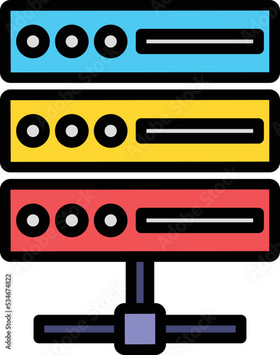 Database server Vector Icon