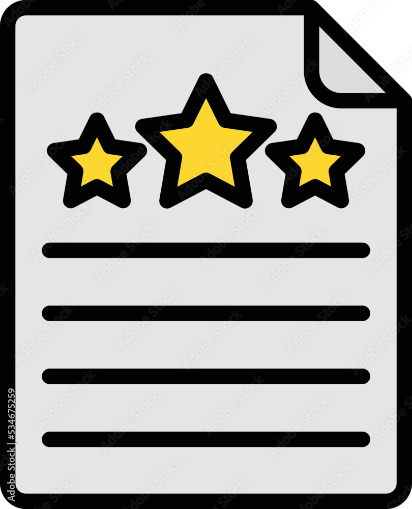 Rating page Vector Icon
Rating page Vector Icon