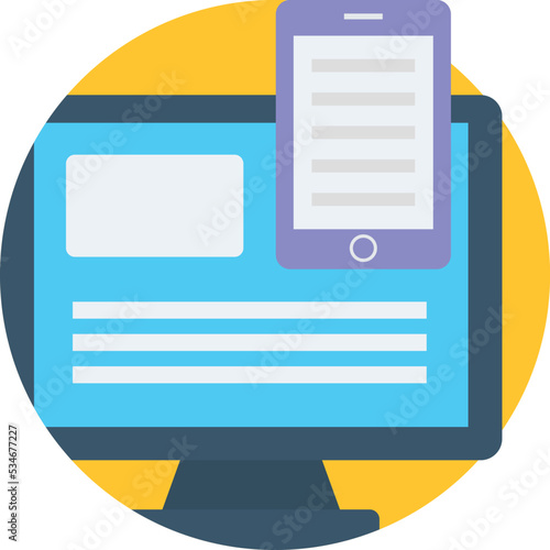 Responsive Vector Icon
