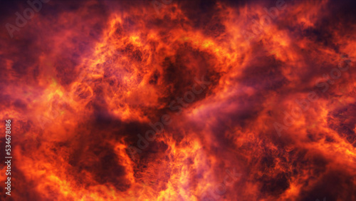 Obraz na plátně fire flame explosion in space